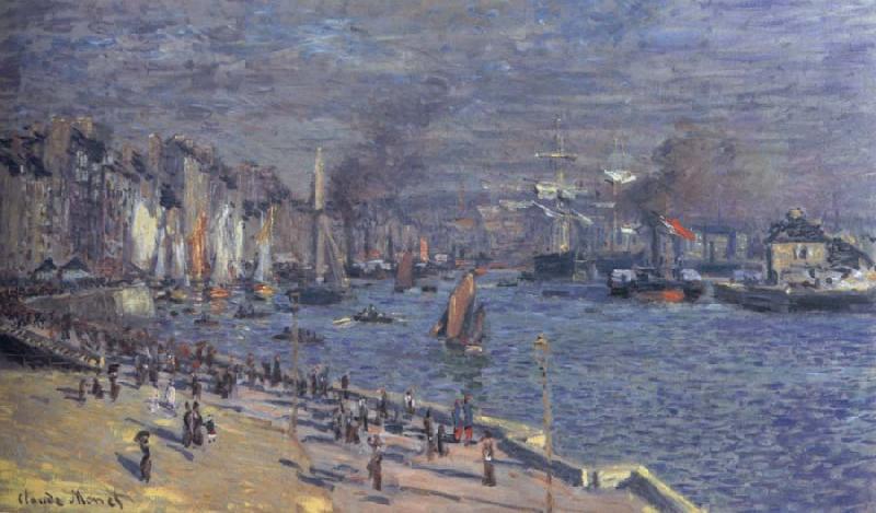 Claude Monet Port of Le Havre oil painting image